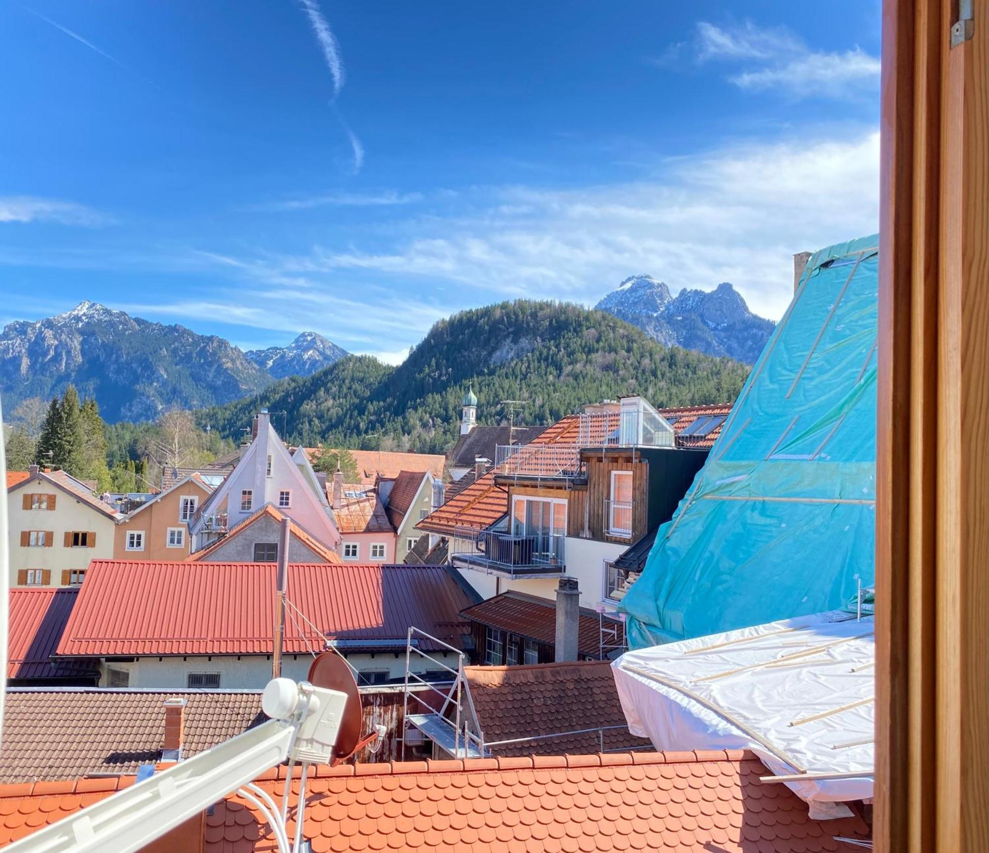 Apartment Urban Vista I I Kueche I Bergblick Füssen